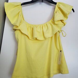 Maeve by Anthropologie Ruffle Top size S